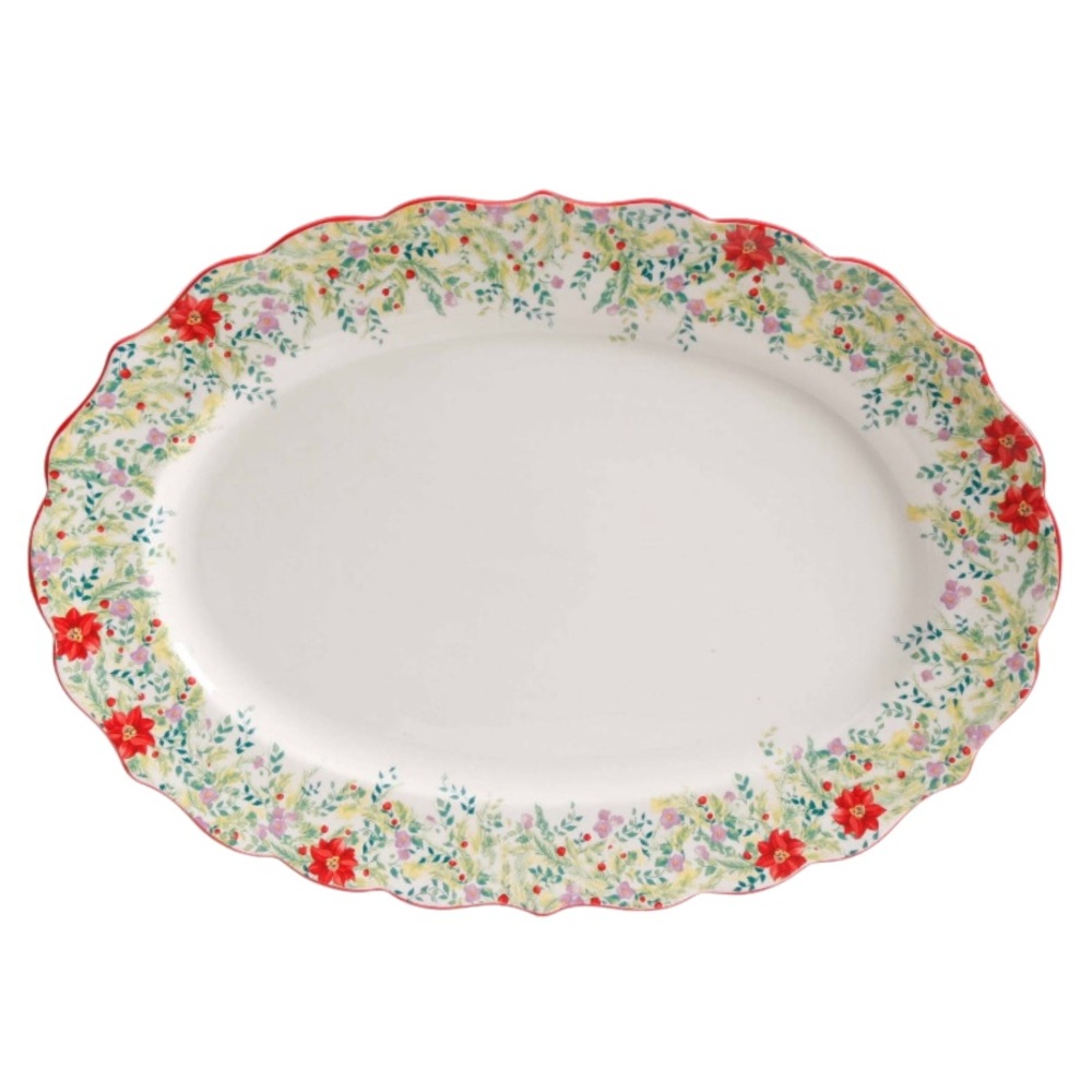 Pioneer Woman Holiday Cheer Turkey Platter Rare Find